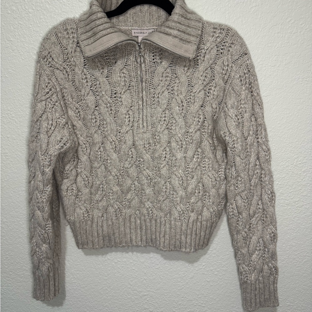 Chunky Cable Knit Sweater